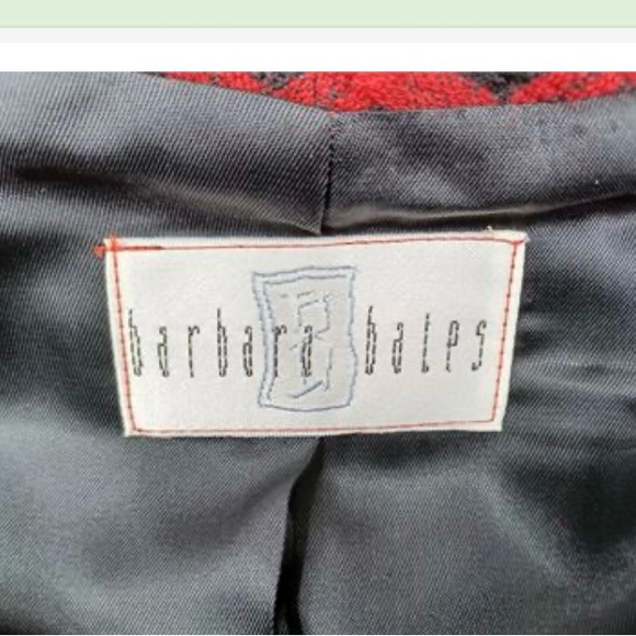 Vintage Rare Barbara Bales Oversized Blazer Jacket - Picture 10 of 10